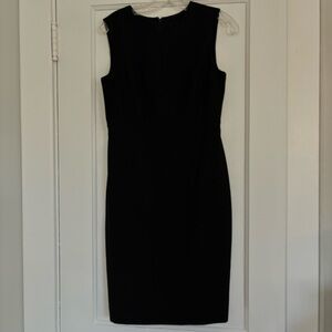 Ann Taylor Classic Black Midi Dress